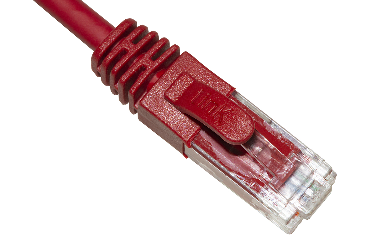 CAVO RETE CATEGORIA 6A NON SCHERMATO UTP AWG24 COLORE ROSSO HALOGENFREE MT 10