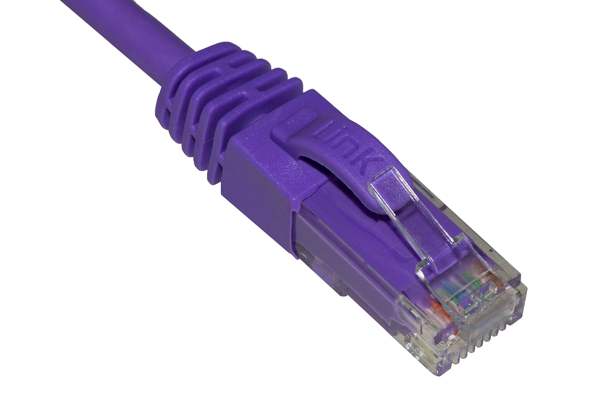 CAVO RETE CATEGORIA 6A NON SCHERMATO UTP AWG24 COLORE VIOLA HALOGENFREE MT 10