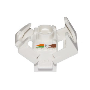 PRESA RETE KEYSTONE JACK RJ45 CATEGORIA 6A UTP TOOLESS COLORE BIANCO 180° CONTATTI DORATI 50 MICRON