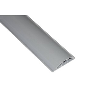 CANALINA BOMBATA PASSACAVI DA PAVIMENTO PVC 75x20 CON COPERCHIO SCORREVOLE MT 2
