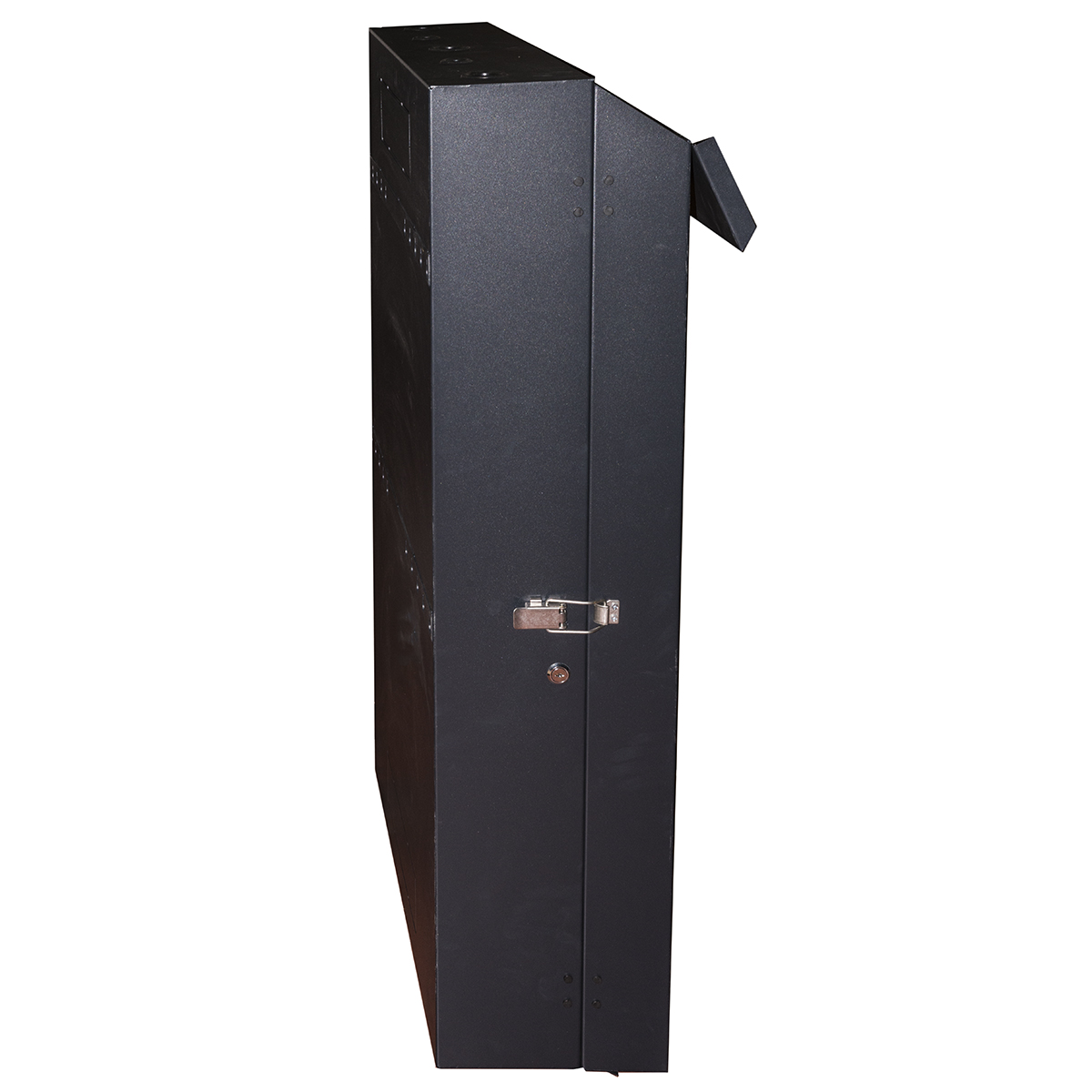ARMADIO RACK 19" DA MURO VERTICALE 5U MISURE MM 650X1082X248 COLORE NERO PER SERVER PROFONDI FINO A 92 CM, CON MONTANTI REGOLABILI