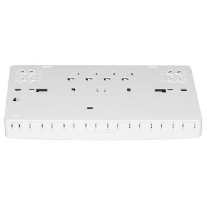 BOX 8 PORTE PER CONNETTORI  FIBRA OTTICA SC SIMPLEX O LC DUPLEX PER APPLICAZIONI FTTH