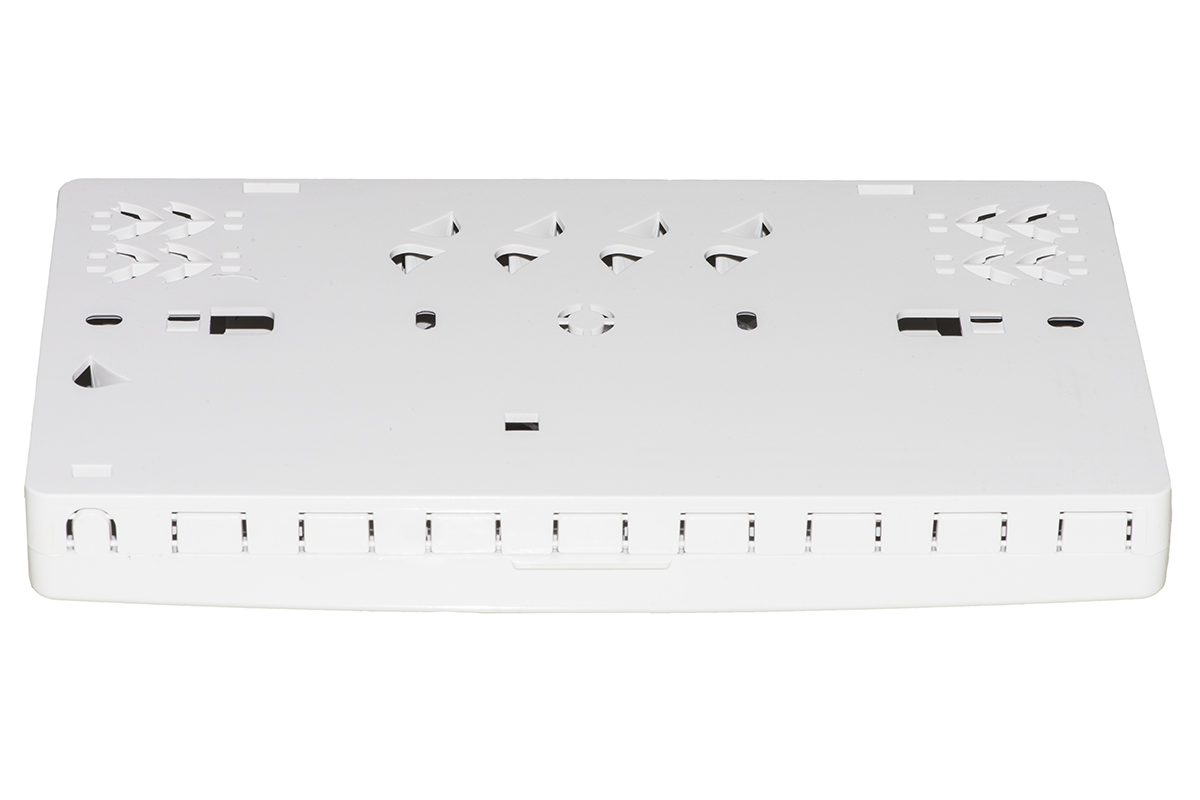 BOX 8 PORTE PER CONNETTORI  FIBRA OTTICA SC SIMPLEX O LC DUPLEX PER APPLICAZIONI FTTH