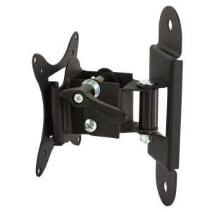 STAFFA A MURO ORIENTABILE PER TV LED/LCD DA 13 A 37" FINO A 15KG E VESA 100x100