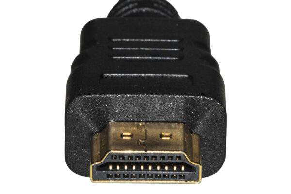 CAVO HDMI® 4Kx2K 30HZ 3D+ETHERNET PER PC, NOTEBOOK, HDTV, ECC CONTATTI DORATI MT 10 COLORE NERO