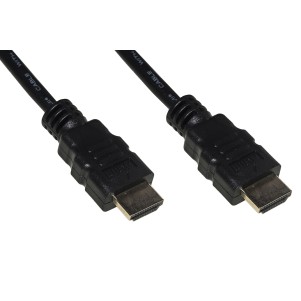 CAVO HDMII® 4Kx2K PER PC, NOTEBOOK, HDTV, ECC CONTATTI DORATI MT 2 COLORE NERO