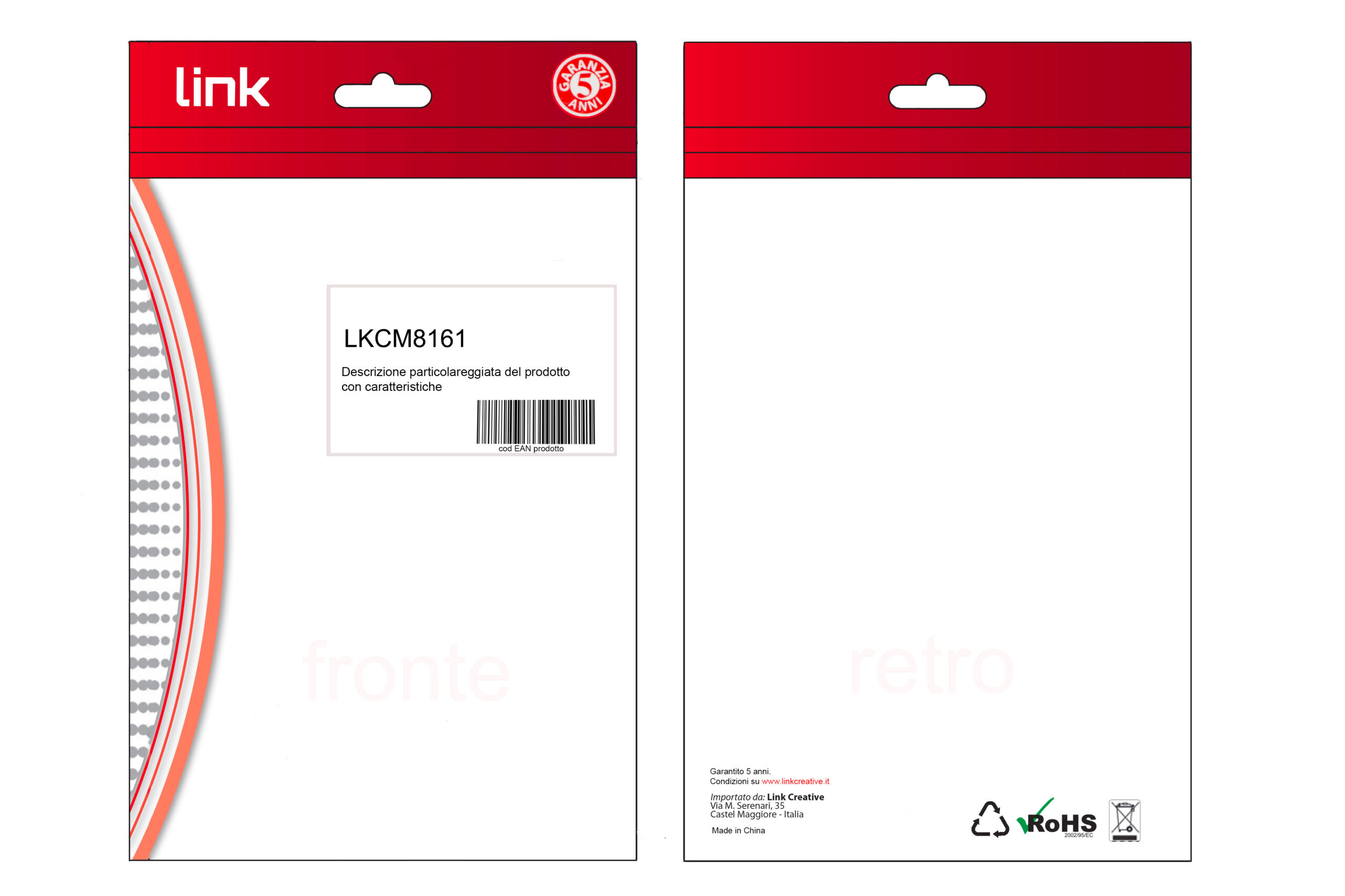 KIT 4 PEZZI SUPPORTI PER GESTIONE CAVI BIANCO