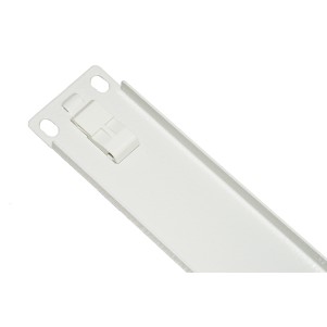 PANNELLO CIECO 1 UNITA' PER ARMADI RACK 19" COLORE GRIGIO CHIUSURA A SCATTO