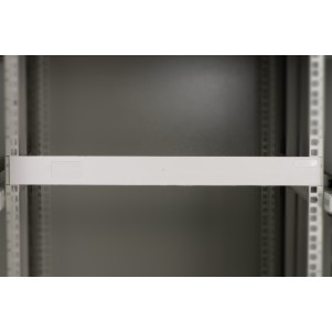 COPERTURA 19" PER ARMADI RACK 6U GRIGIO CON PARTI 1U STACCABILI INSTALLAZIONE CON CLIP