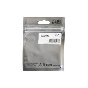 CAVO USB 2.0 CONNETTORI A-B IN RAME MT. 3 COLORE NERO