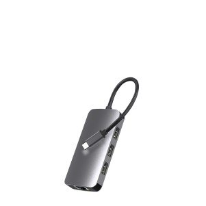 DOCKING STATION 6 PORTE CON RETE GIGABIT HDMI®  USB-C E 3 PORTE USB 3.0