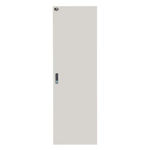 PORTA IN METALLO PIENO GRIGIA PER ARMADI LINK 32U LARGHEZZA 600MM CON SERRATURA