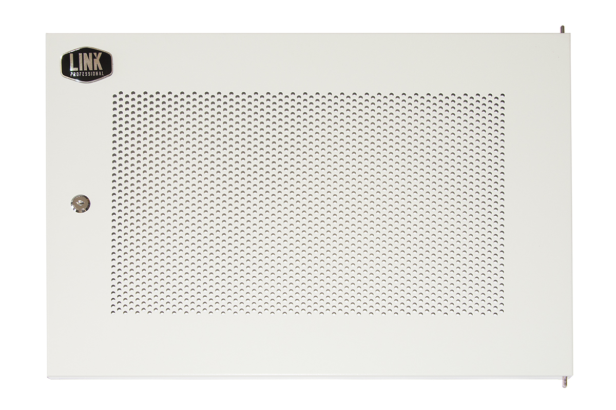 PORTA METALLO TRAFORATA CON SERRATURA PER ARMADIO LINK 9U LK1909UGF GRIGIO