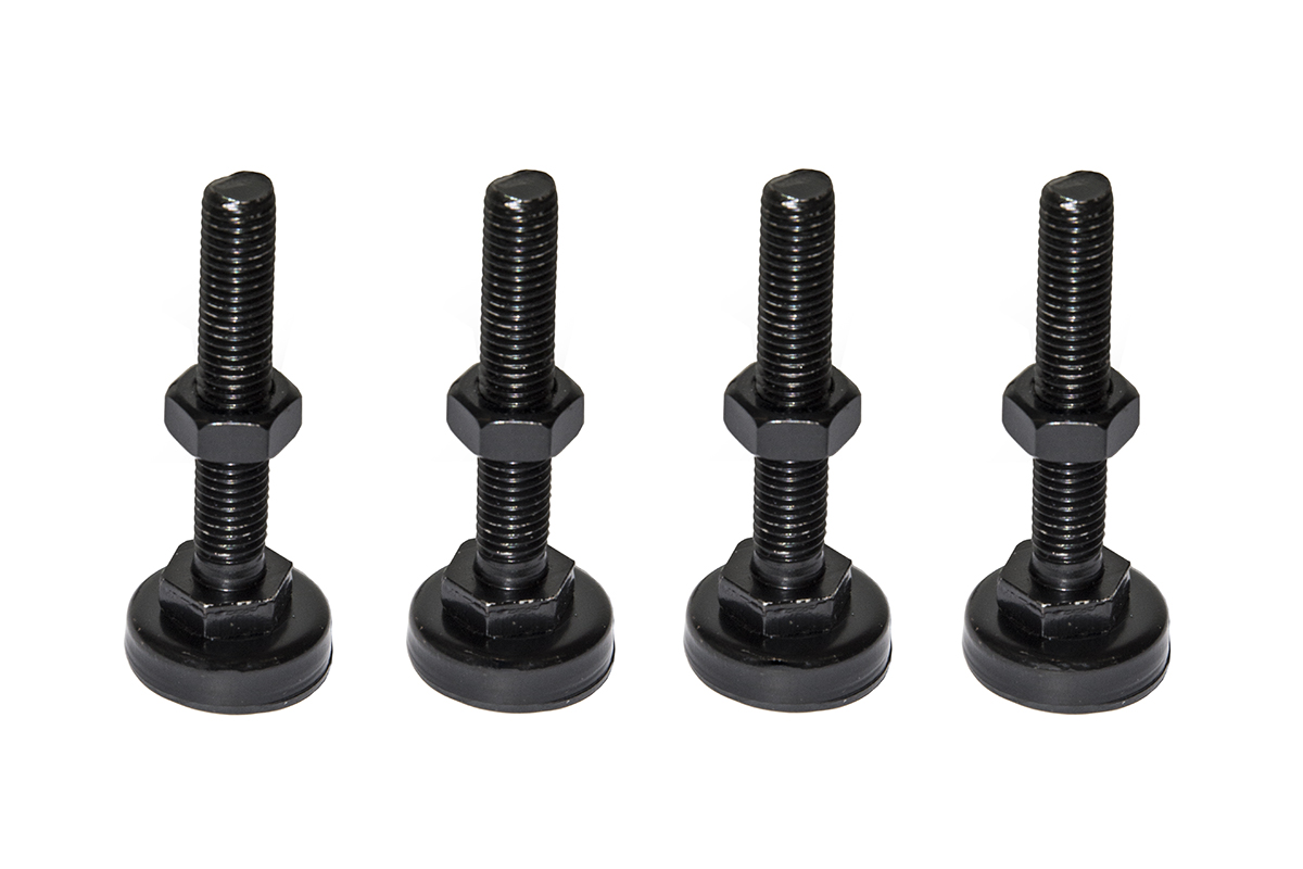 SET 4 PIEDINI PER ARMADI LINK  COLORE NERO