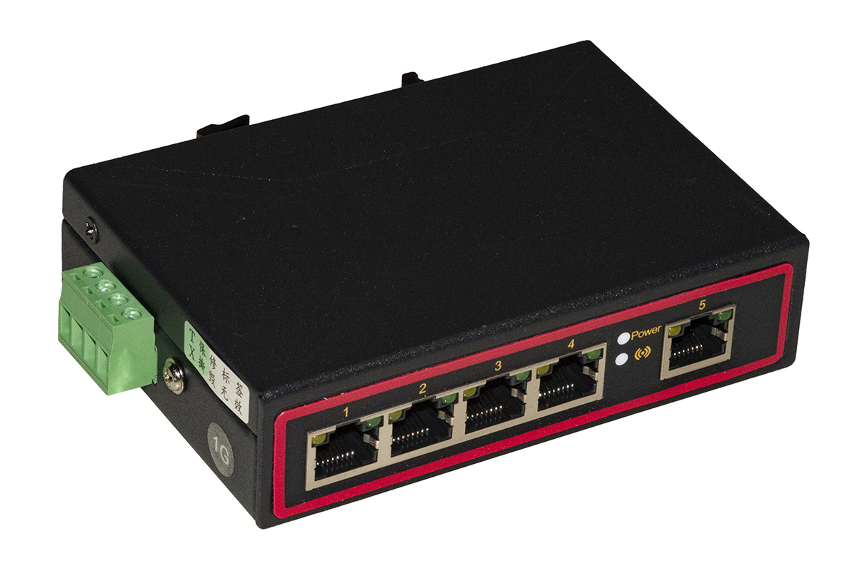 SWITCH INDUSTRIALE 5 PORTE GIGABIT