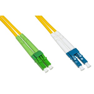 CAVO FIBRA OTTICA LC APC A LC UPC SINGLEMODE DUPLEX  MT.3