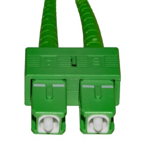CAVO FIBRA OTTICA APC LC A APC SC SINGLEMODE DUPLEX  MT.5