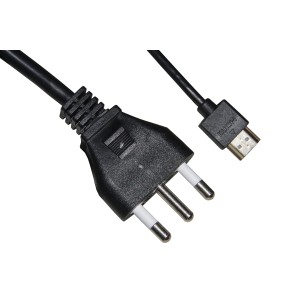 MULTIPRESA A SCOMPARSA CON 2 PORTE ALIMENTAZIONE ITA/SCHUKO, 2 PORTE USB + 1 RJ45 + 1 RJ11 + 1 HDMI® FEMMINA