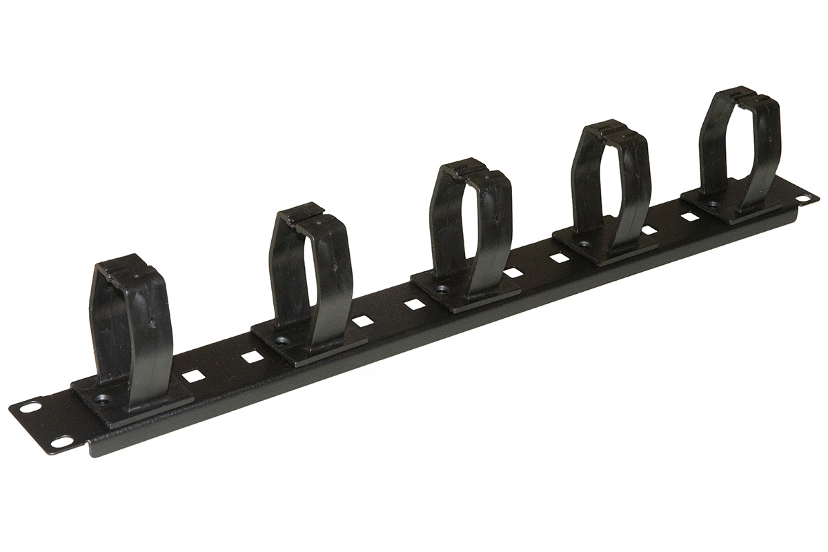 PANNELLO GUIDACAVI 19" PER GANCI SMONTABILI COLORE NERO