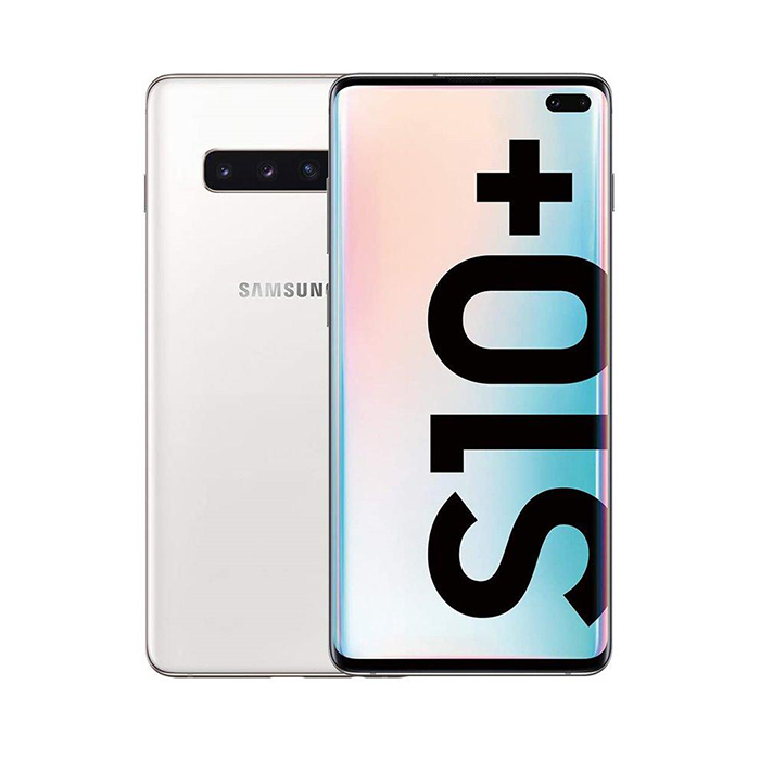 (REFURBISHED) Smartphone Samsung Galaxy S10+ SM-G975F/DS 6.1 FHD 8Gb 128Gb 12MP White [Grade B]