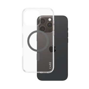 (REFURBISHED) Cover PanzerGlass trasparente Urban Combat w. Black MagSafe iPhone 16 Pro Max [5715685004148]