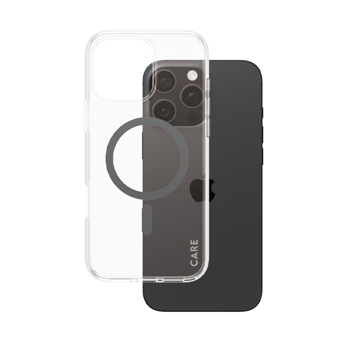 (REFURBISHED) Cover PanzerGlass trasparente Urban Combat w. Black MagSafe iPhone 16 Pro Max [5715685004148]