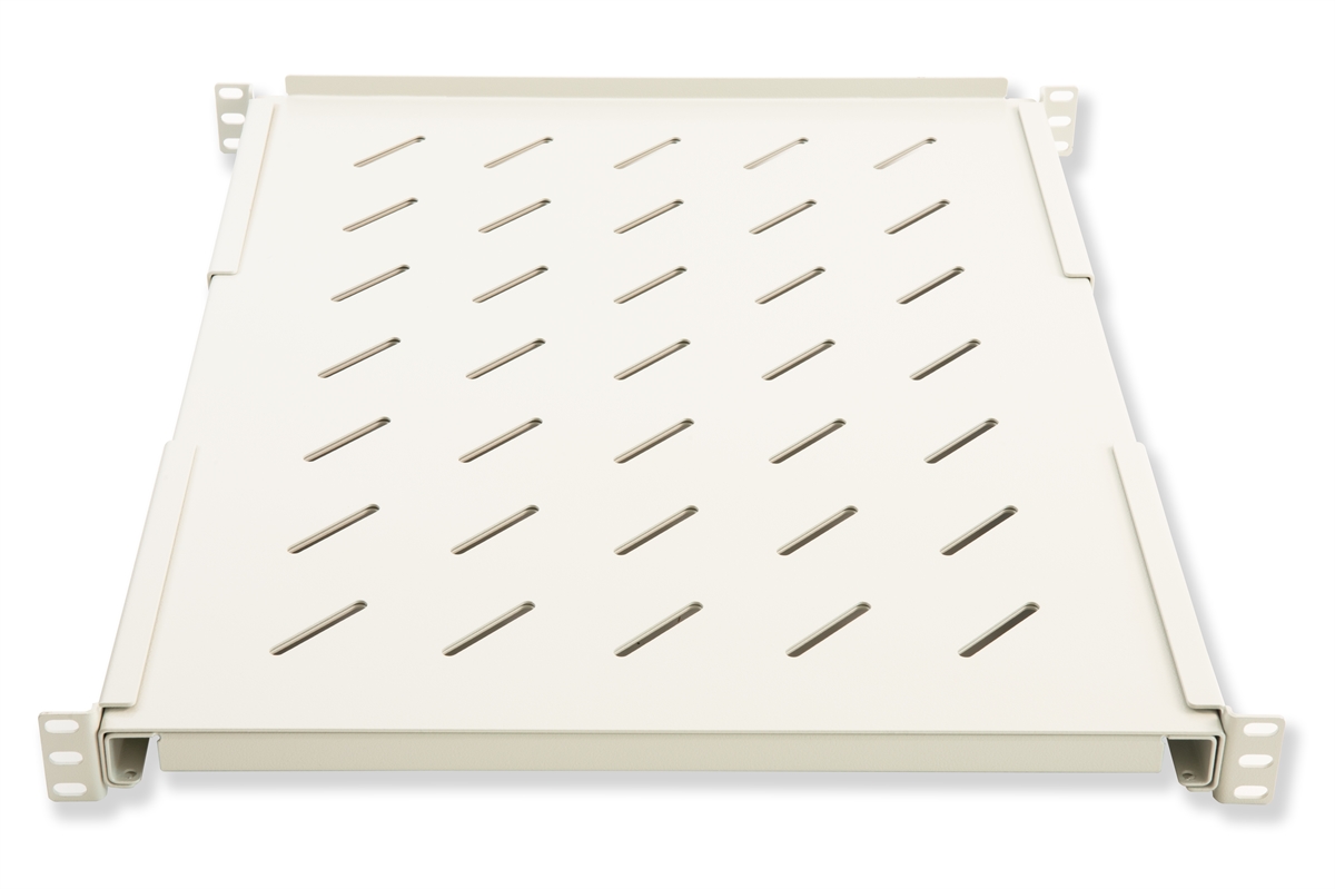 RIPIANO ALLUNGABILE DA 560 A1023 MM PER ARMADI RACK 19" FINO A 1000 MM COLORE GRIGIO CHIARO