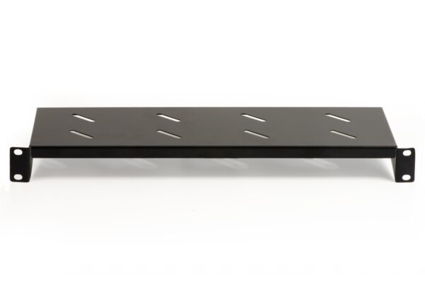 RIPIANO PER ARMADIO 19" 1 UNITA' PROFONDITA' 150 MM. (UNIVERSALE) COLORE NERO