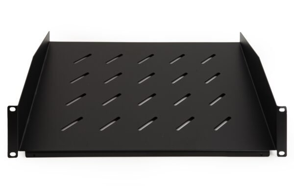 RIPIANO PER ARMADIO 19" 2U PROFONDITA' 350 MM. (UNIVERSALE) COLORE NERO