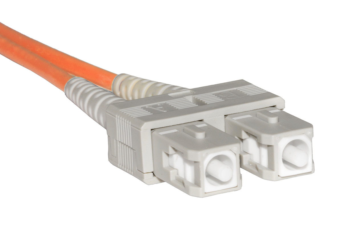 CAVO FIBRA OTTICA SC A SC MULTIMODE DUPLEX OM2 50/125 MT.2
