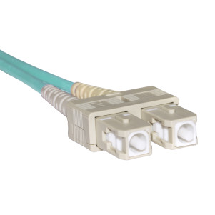 CAVO FIBRA OTTICA SC A SC MULTIMODE DUPLEX OM3 50/125 MT.10