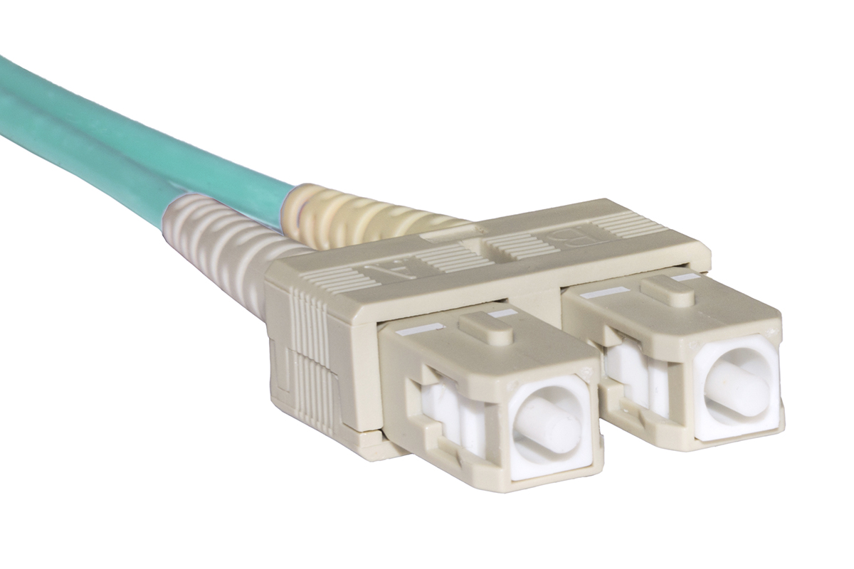 CAVO FIBRA OTTICA SC A SC MULTIMODE DUPLEX OM3 50/125 MT.40