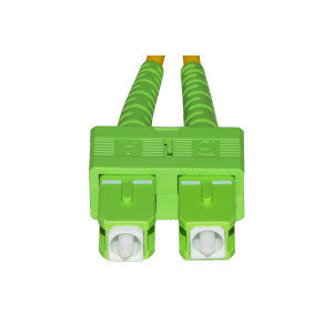 CAVO FIBRA OTTICA APC SC A APC SC SINGLEMODE DUPLEX  MT.1