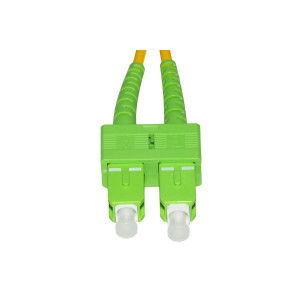 CAVO FIBRA OTTICA APC SC A APC SC SINGLEMODE DUPLEX  MT.3