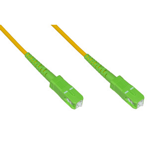 CAVO FIBRA OTTICA APC SC A APC SC SINGLEMODE SIMPLEX  MT.1