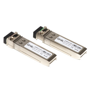 COPPIA  MINIGBIC (SFP+) SINGLEMODE LC 10 Gbps Bi-directional TX/RX 1270/1330 20km
