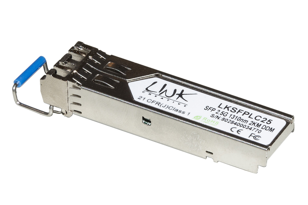 MODULO MINIGBIC (SFP) SINGLEMODE LC DUPLEX 1000Base-LX, 1310nm 2,488 Gbps 20 Km COMPATIBILE HPE ARUBA