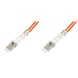 CAVO FIBRA OTTICA LC A LC MULTIMODE DUPLEX OM2 50/125 MT.5