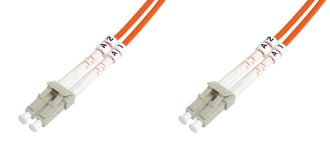 CAVO FIBRA OTTICA LC A LC MULTIMODE DUPLEX OM2 50/125 MT.5