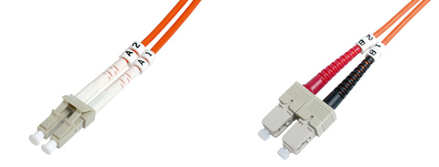 CAVO FIBRA OTTICA LC A SC OM2 MULTIMODE DUPLEX 50/125 MT.5