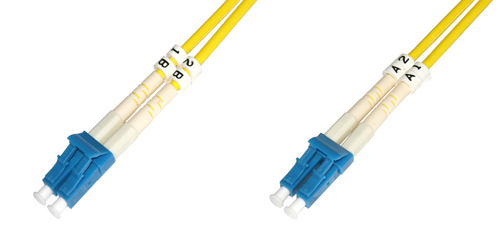 CAVO FIBRA OTTICA LC A LC SINGLEMODE OS2 DUPLEX 9/125 MT.3