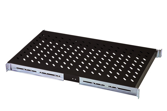 RIPIANO PER ARMADIO 19" LINEA SERVER 1 HU PROFONDITA' 720mm, COLORE NERO CON VITI (PER LINEA SERVER) (DN19TRAY1-1000 SW)