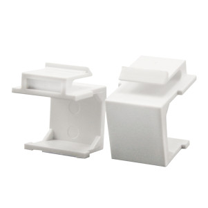 Inserto vuoto Keystone, 10 pezzi, colore bianco
