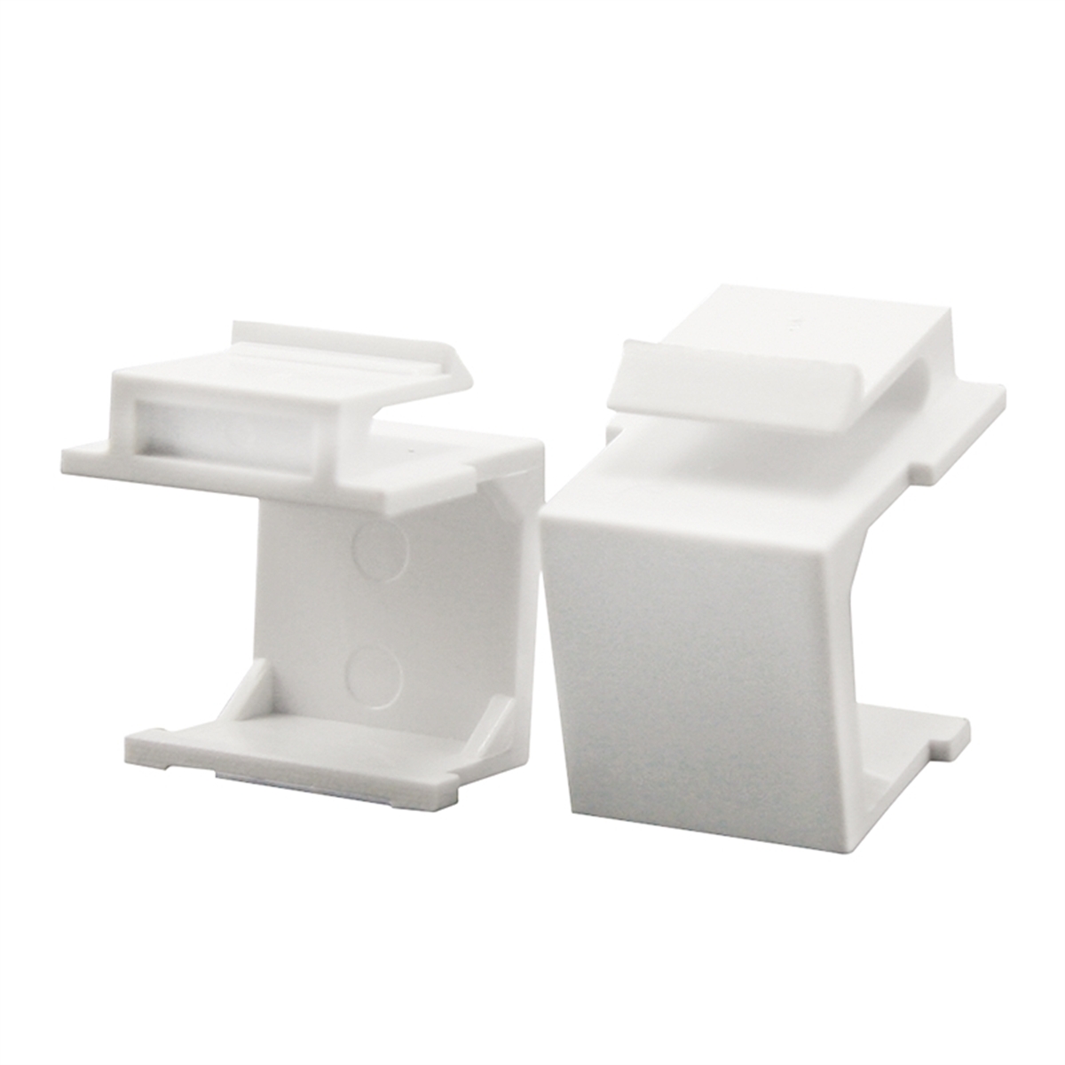 Inserto vuoto Keystone, 10 pezzi, colore bianco