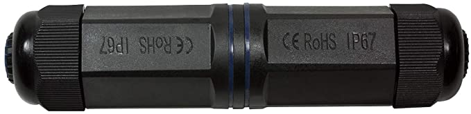 GIUNTO DUE CONNETTORI RJ45 CAT 6A IP67 DA ESTERNO WATERPROOF