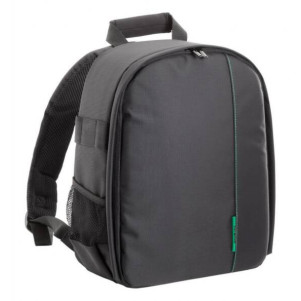 ZAINO IN POLIESTERE PER FOTOCAMERE REFLEX SLR NERO
