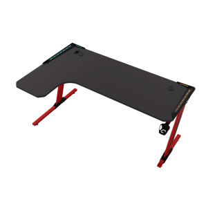 Tavolo Cortek gaming L-SHAPE RGB 160cm black/red