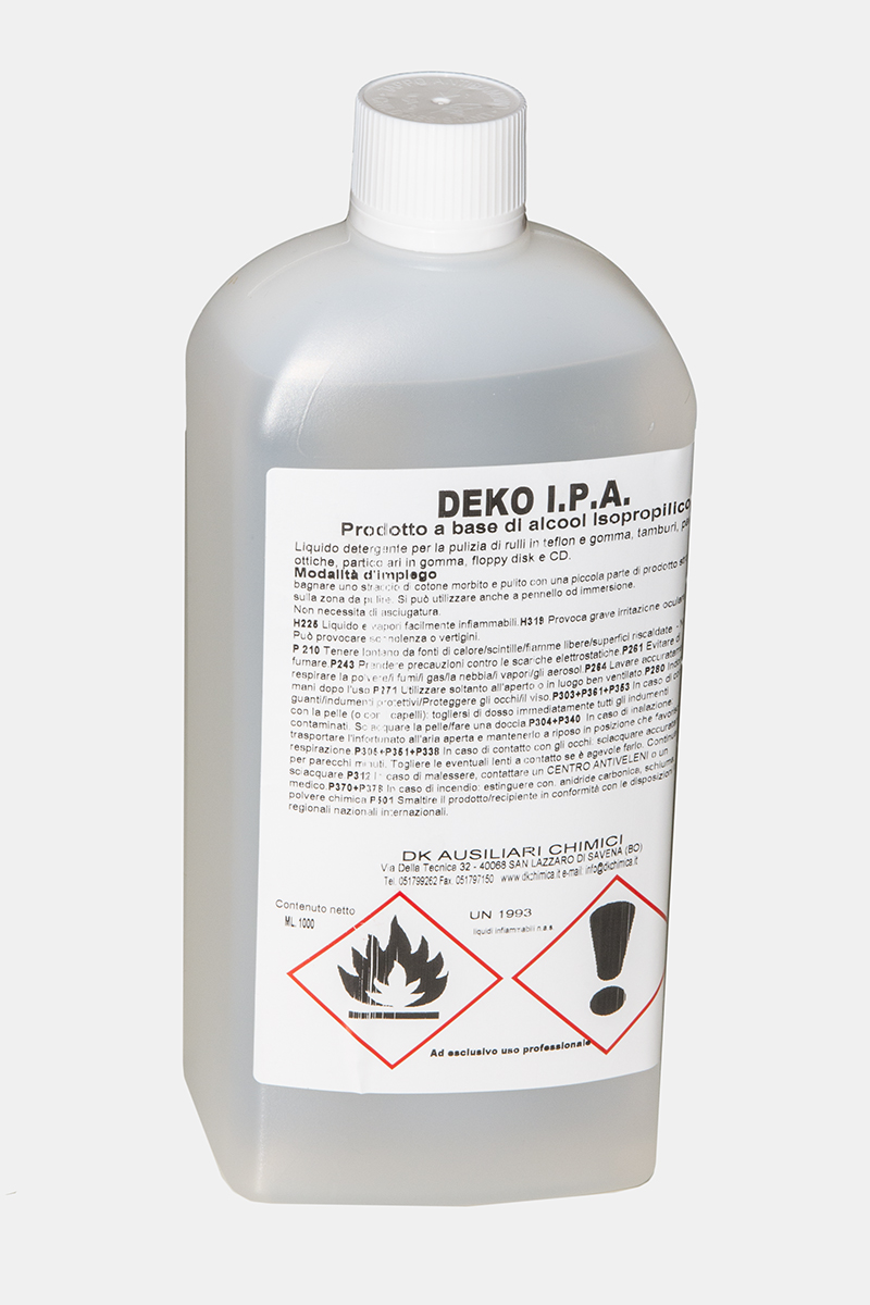 DETERGENTE A BASE DI ALCOOL ISOPROPILICO 1 LITRO