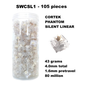 105 sottotasti Switches Cortek Phantom Silent Linear
