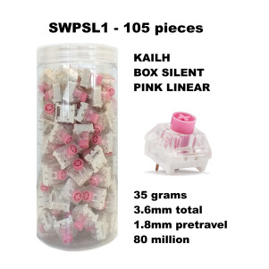 Set 105 sottotasti switch Kailh Box Silent Pink Linear
